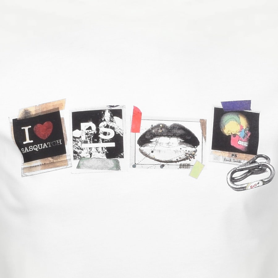 Alternative Image for ProductPS By Paul Smith Sasquatch Photos T Shirt White3